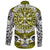 Viking Long Sleeve Button Shirt Raven Of Odin and Symbol Viking On Camo Background RLT12 - Wonder Print Shop