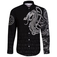 Viking Long Sleeve Button Shirt Dragon RLT12 - Wonder Print Shop