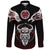 Viking Long Sleeve Button Shirt Odin, Raven, Fenrir and Valknut RLT12 - Wonder Print Shop