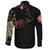 Viking Long Sleeve Button Shirt Norse Wolf RLT12 - Wonder Print Shop