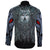 Viking Long Sleeve Button Shirt, Spiral Wolf Spirit RLT12 - Wonder Print Shop