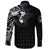 Viking Long Sleeve Button Shirt Warrior Tattoo 3D RLT12 - Wonder Print Shop