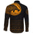 Viking Long Sleeve Button Shirt Fenrir Wolf Orange RLT12 - Wonder Print Shop