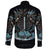 Viking Long Sleeve Button Shirt Isaz Rune RLT12 - Wonder Print Shop