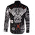Viking Long Sleeve Button Shirt Odin and Raven Tattoo RLT12 - Wonder Print Shop