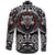 Viking Long Sleeve Button Shirt, Fenrir Wolf RLT12 - Wonder Print Shop