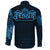 Viking Long Sleeve Button Shirt, Fenrir Wolf RLT12 - Wonder Print Shop