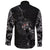 Viking Long Sleeve Button Shirt Ragnar and Wolf RLT12 - Wonder Print Shop