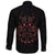 Viking Long Sleeve Button Shirt, Odin God Furthark Tattoo Special RLT12 - Wonder Print Shop