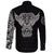 Viking Long Sleeve Button Shirt Dark Norse Wolf Tattoo RLT12 - Wonder Print Shop