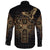 Viking Long Sleeve Button Shirt Odin's Celtic Raven Tattoo RLT12 - Wonder Print Shop