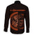 Viking Long Sleeve Button Shirt Fierce Wolf Totemic Animal RLT12 - Wonder Print Shop