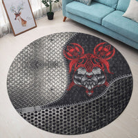 viking-carpet-head-on-black-round-carpet
