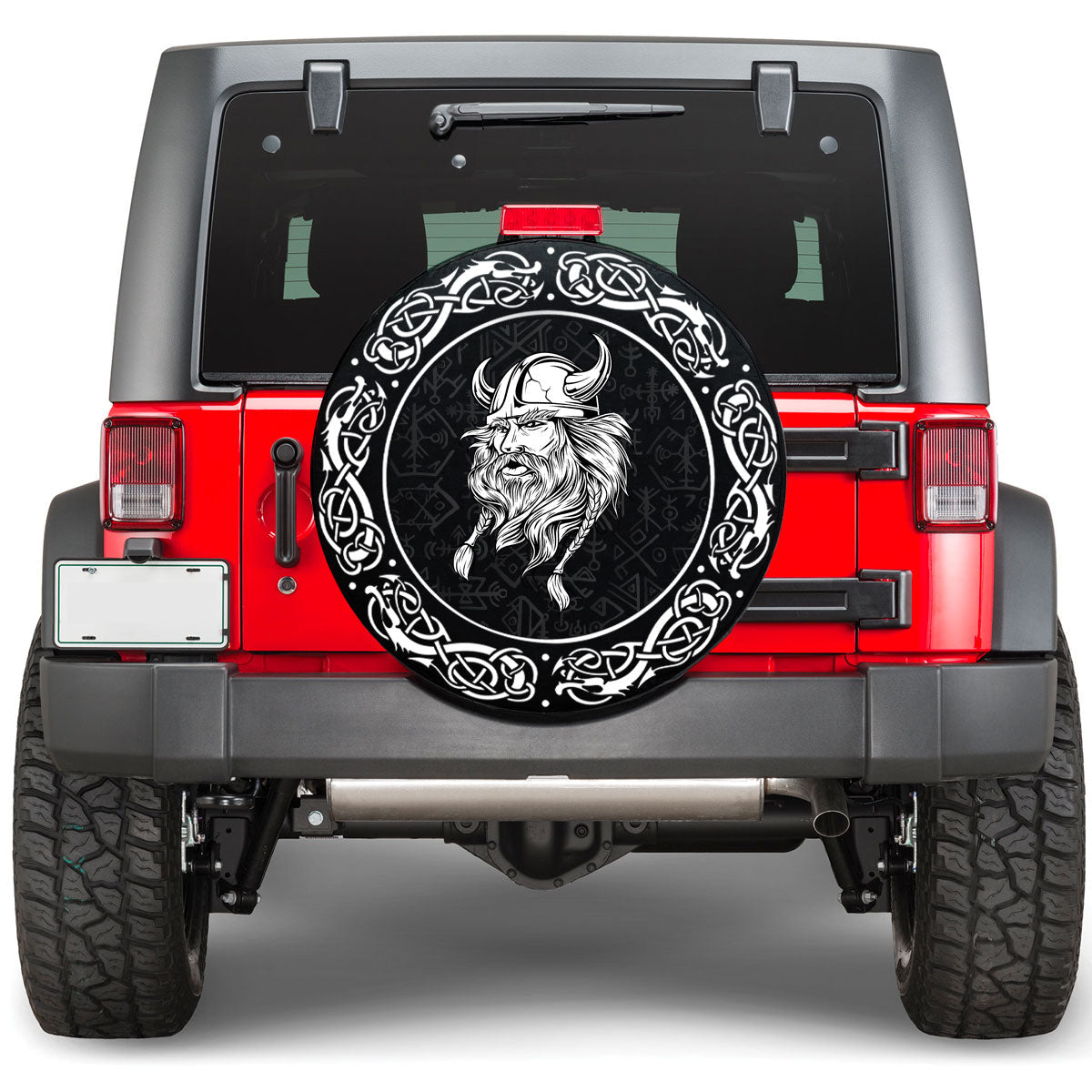 Viking Head Viking Viking Spare Tire Cover RLT12 - Wonder Print Shop