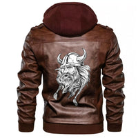 Viking Head Viking Leather Jacket RLT12 - Wonder Print Shop