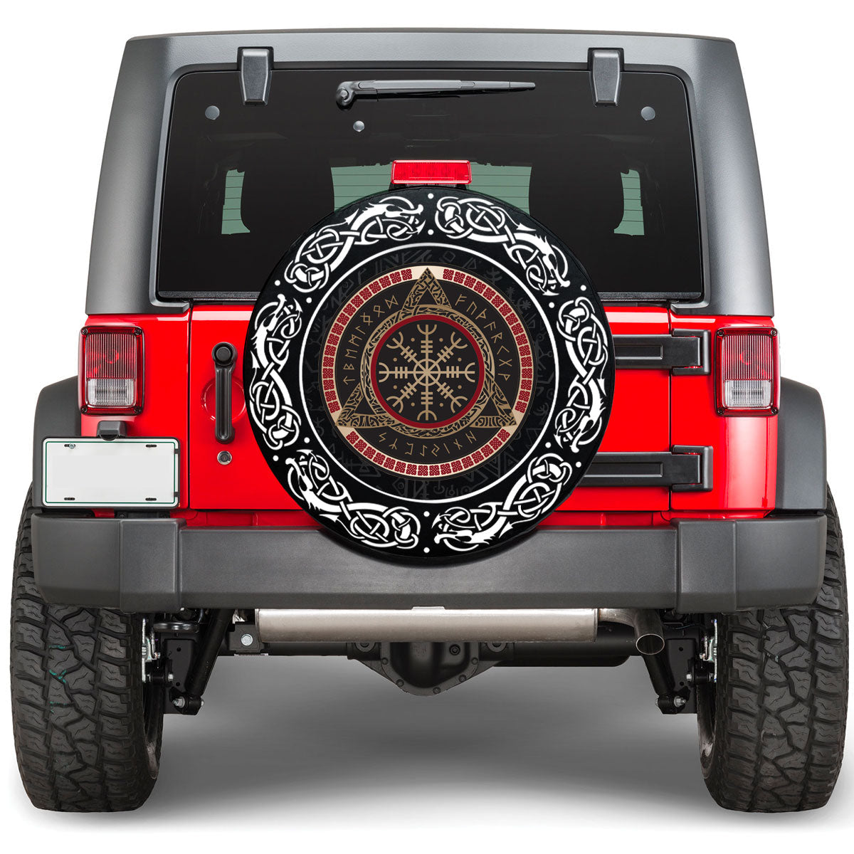 Viking Helm of Awe New Viking Spare Tire Cover RLT12 - Wonder Print Shop