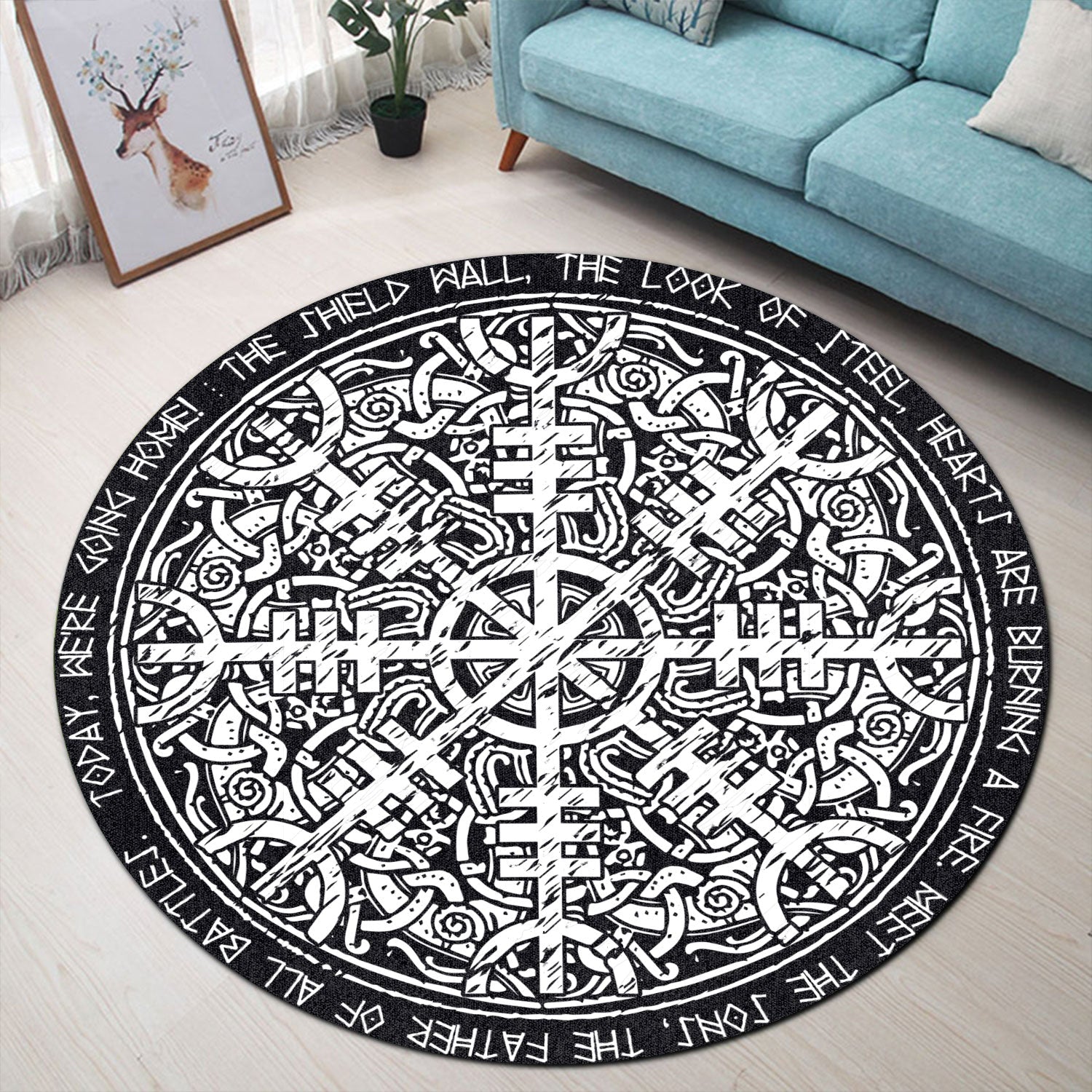 viking-carpet-helm-of-awe-scandinavian-pattern-round-carpet