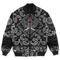 Viking Bomber Jacket Helmet Of The and Two Swords Valknut with Bandana Paisley Style RLT12 - Wonder Print Shop