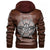 Viking Helmet Raven Crossed Axes Leather Jacket RLT12 - Wonder Print Shop