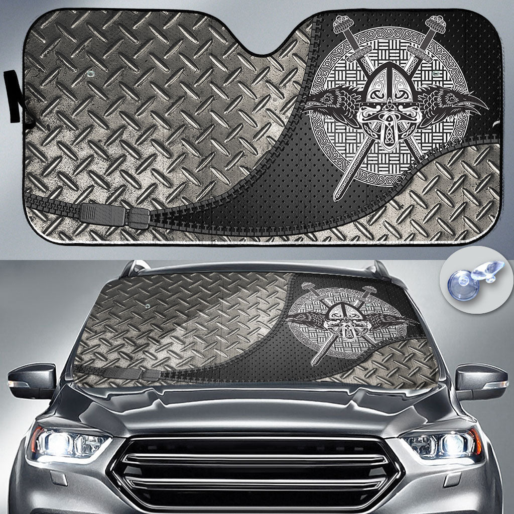 viking-auto-sun-shades-helmet-raven-crossed-axes-auto-sun-shades