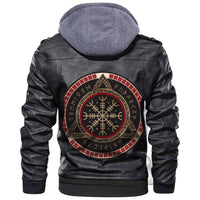 Viking Helm of Awe New Leather Jacket RLT12 - Wonder Print Shop
