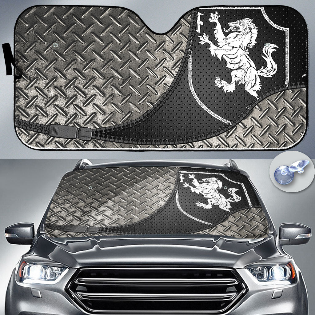 viking-auto-sun-shades-heraldic-shield-with-werewolf-and-rune-wolfsangel-auto-sun-shades