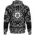 Viking Hoodie Heritage Scandinavian Warrior with Bandana Paisley Style RLT12 - Wonder Print Shop