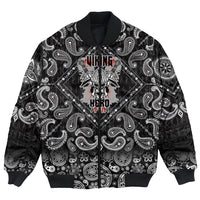 Viking Bomber Jacket Hero with Bandana Paisley Style RLT12 - Wonder Print Shop