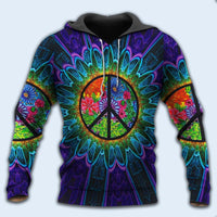 Hippie Style Lover Stunning Hoodie - Wonder Print Shop