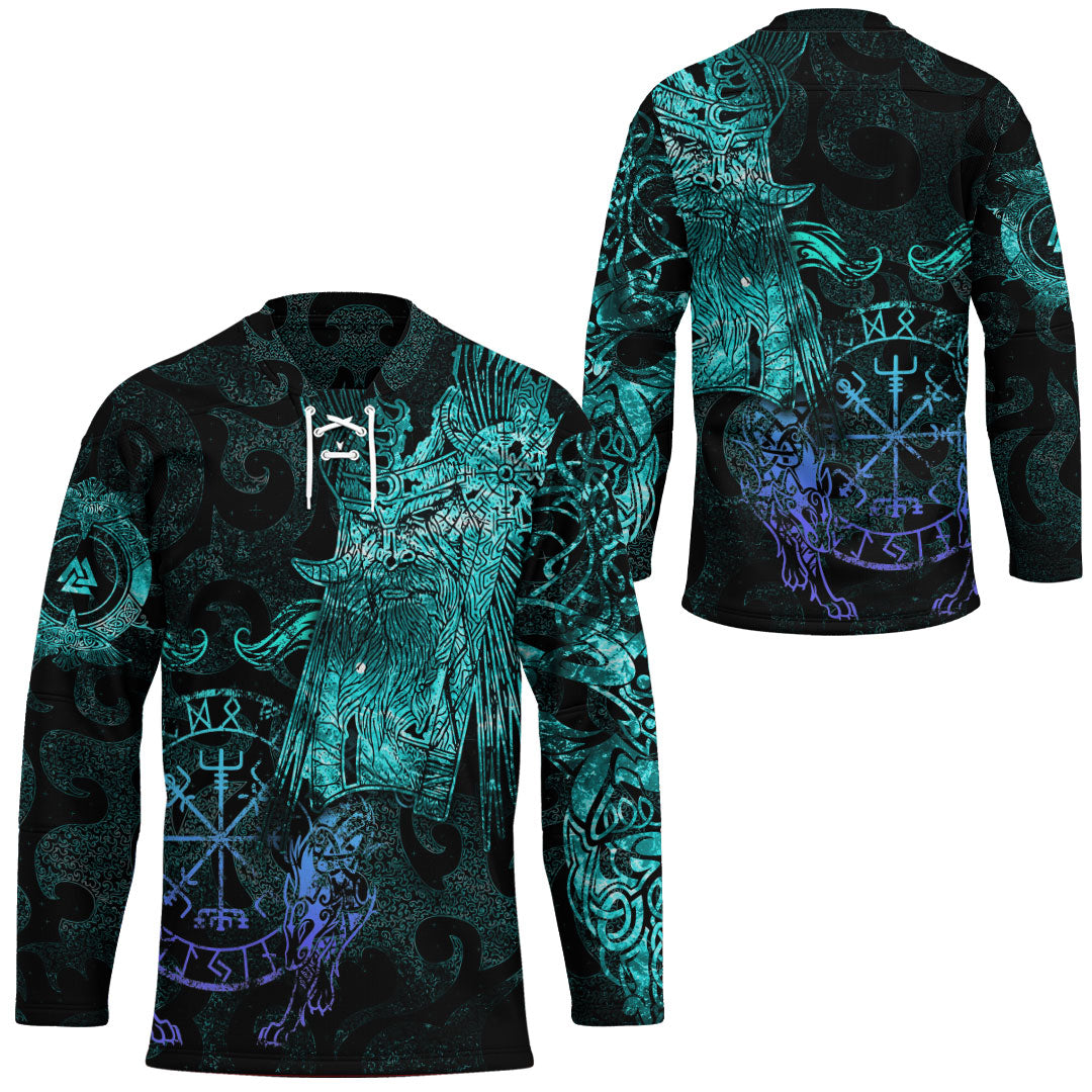 viking-clothing-viking-odin-tattoo-cyan-version-hockey-jersey