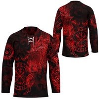 viking-clothing-viking-odin-tattoo-red-version-hockey-jersey