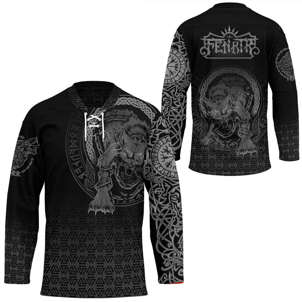 viking-viking-fenrir-norse-3d-tattoo-hockey-jersey
