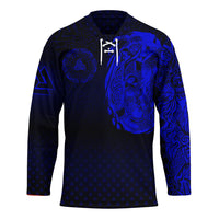 viking-clothing-viking-odin-raven-tattoo-style-blue-version-hockey-jersey