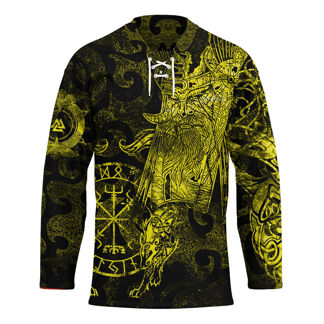 viking-clothing-viking-odin-tattoo-yellow-version-hockey-jersey