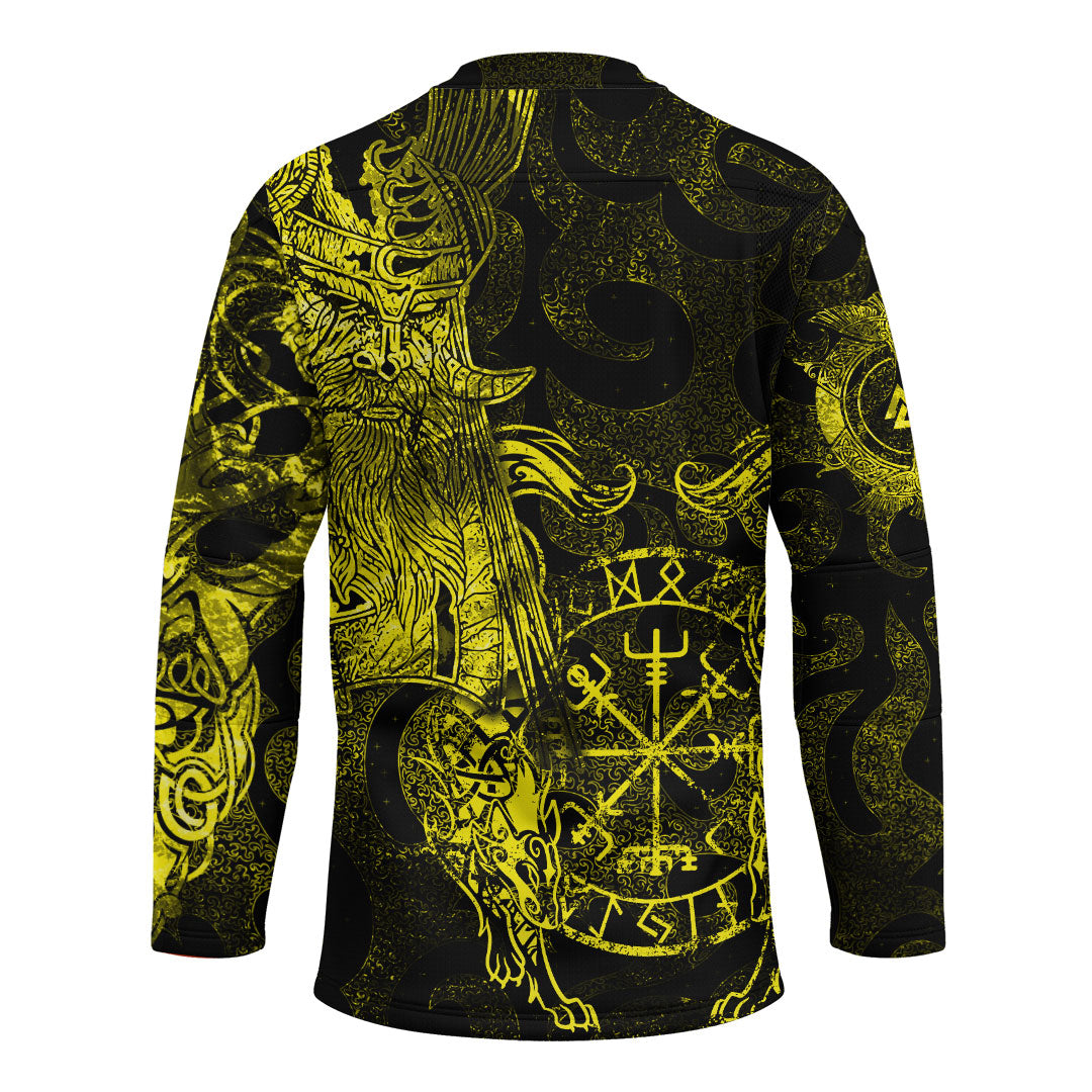 viking-clothing-viking-odin-tattoo-yellow-version-hockey-jersey