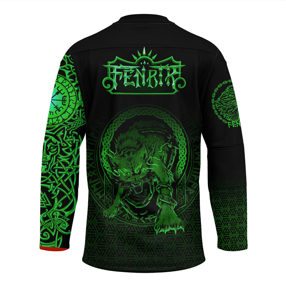 viking-viking-fenrir-norse-3d-green-hockey-jersey