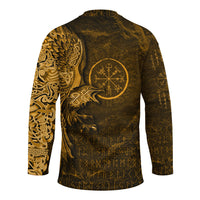 viking-clothing-vegvisir-with-raven-viking-compass-gold-version-hockey-jersey