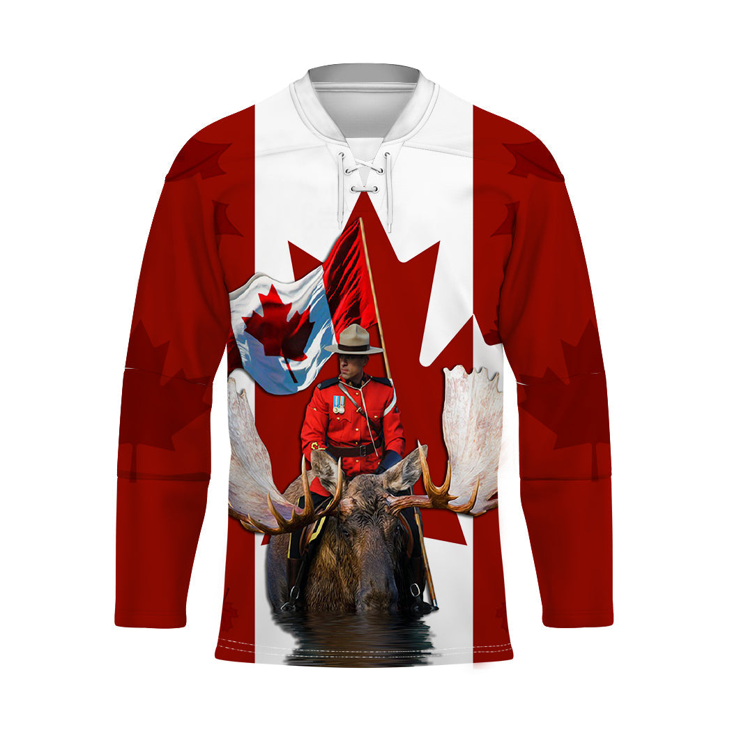 canada-day-personalised-hockey-jersey-mountie-on-moose