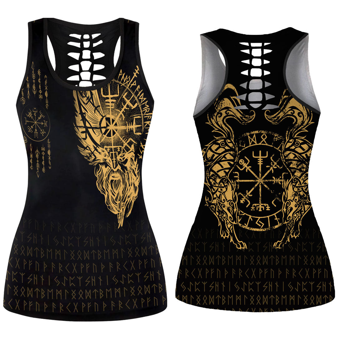 viking-clothing-viking-compass-vegvisir-tattoo-gold-version-hollow-tank-top