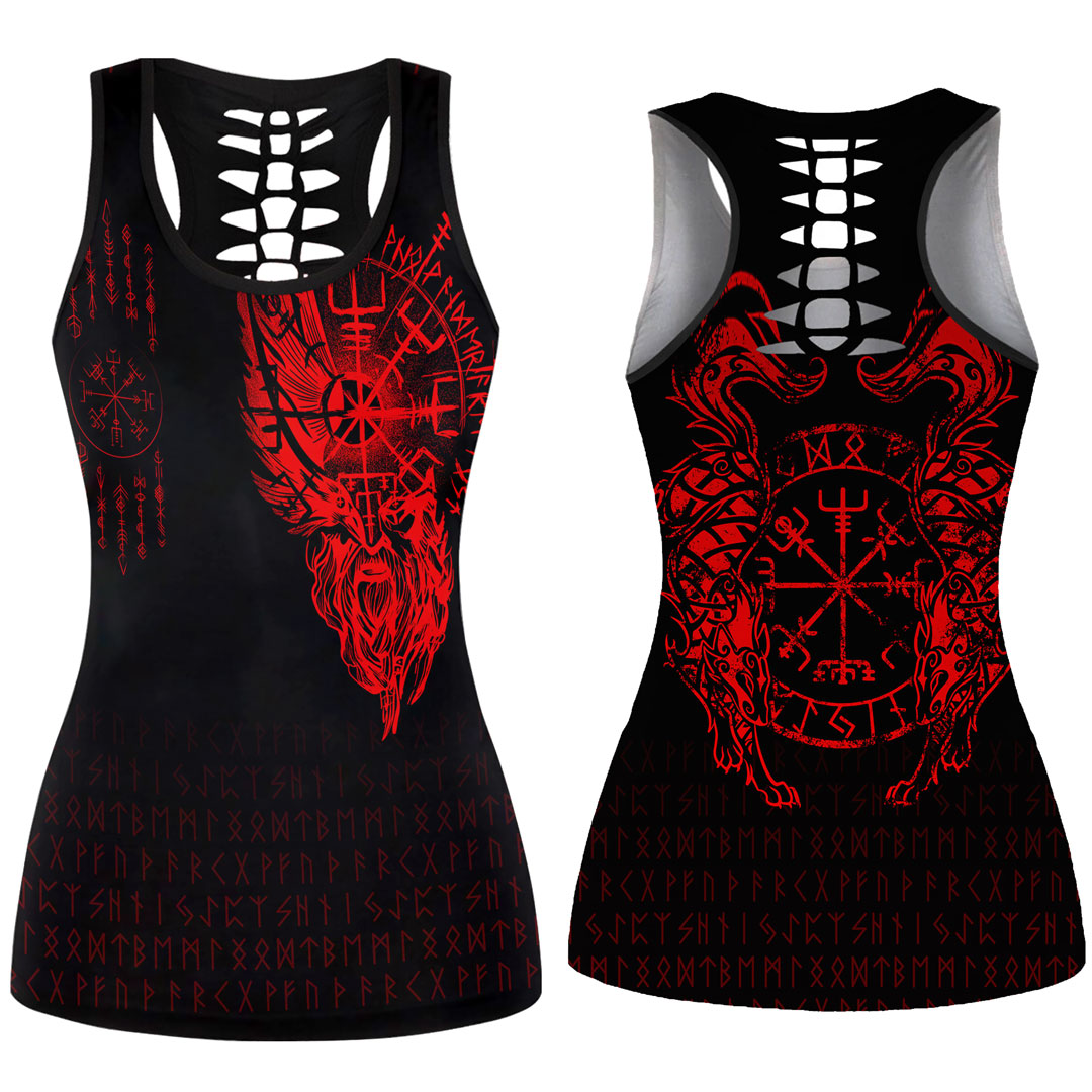viking-clothing-viking-compass-vegvisir-tattoo-red-version-hollow-tank-top