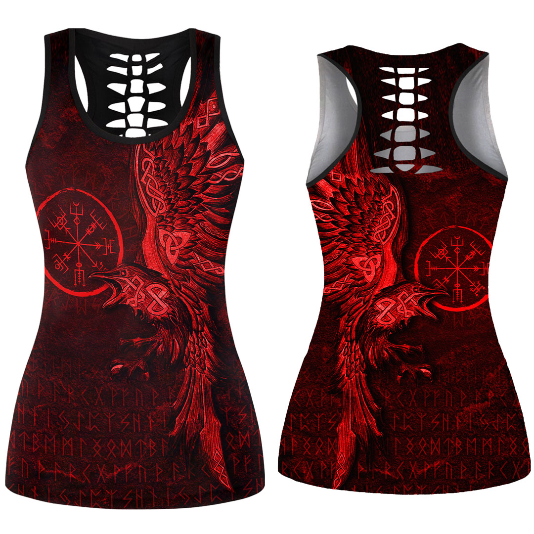viking-clothing-vegvisir-with-raven-viking-compass-hollow-tank-top-red-version