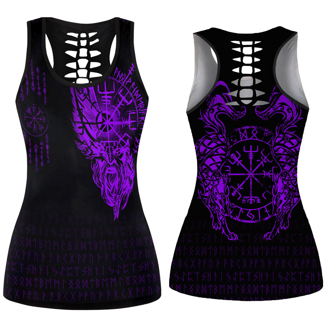 viking-clothing-viking-compass-vegvisir-tattoo-purple-version-hollow-tank-top