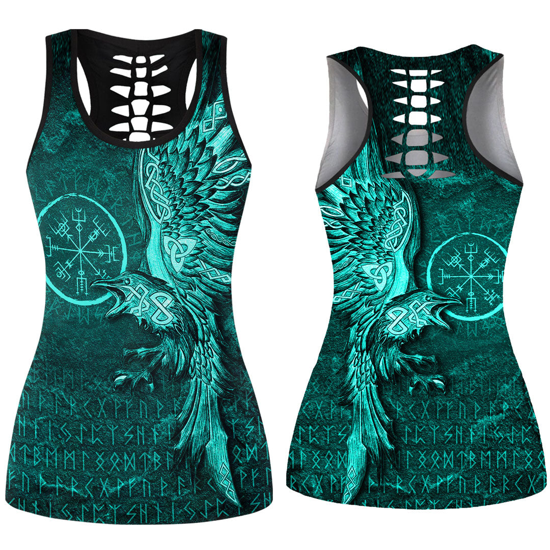 viking-clothing-vegvisir-with-raven-viking-compass-hollow-tank-top-cyan-version