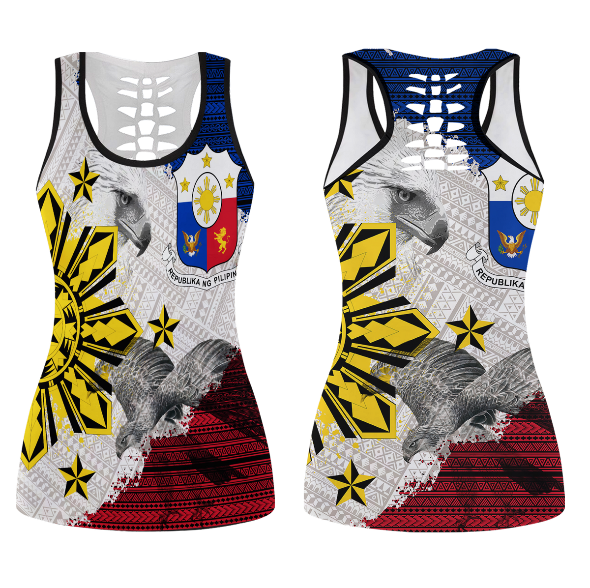 philippines-filipino-tribal-ealge-hollow-tank-top