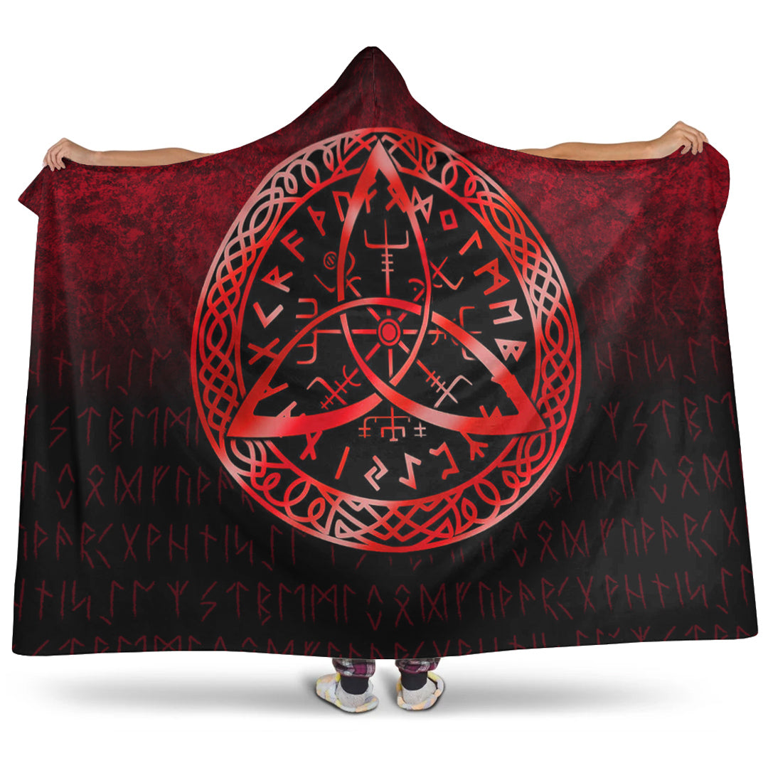 viking-hooded-blanket-vegvisir-nordic-viking-rune-red-version-hooded-blanket