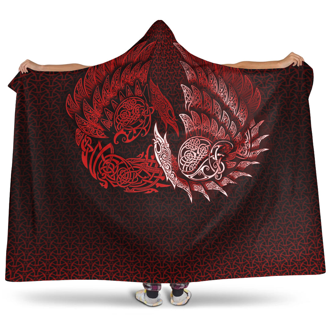 viking-hooded-blanket-ragnarok-huginn-muninn-red-version-hooded-blanket