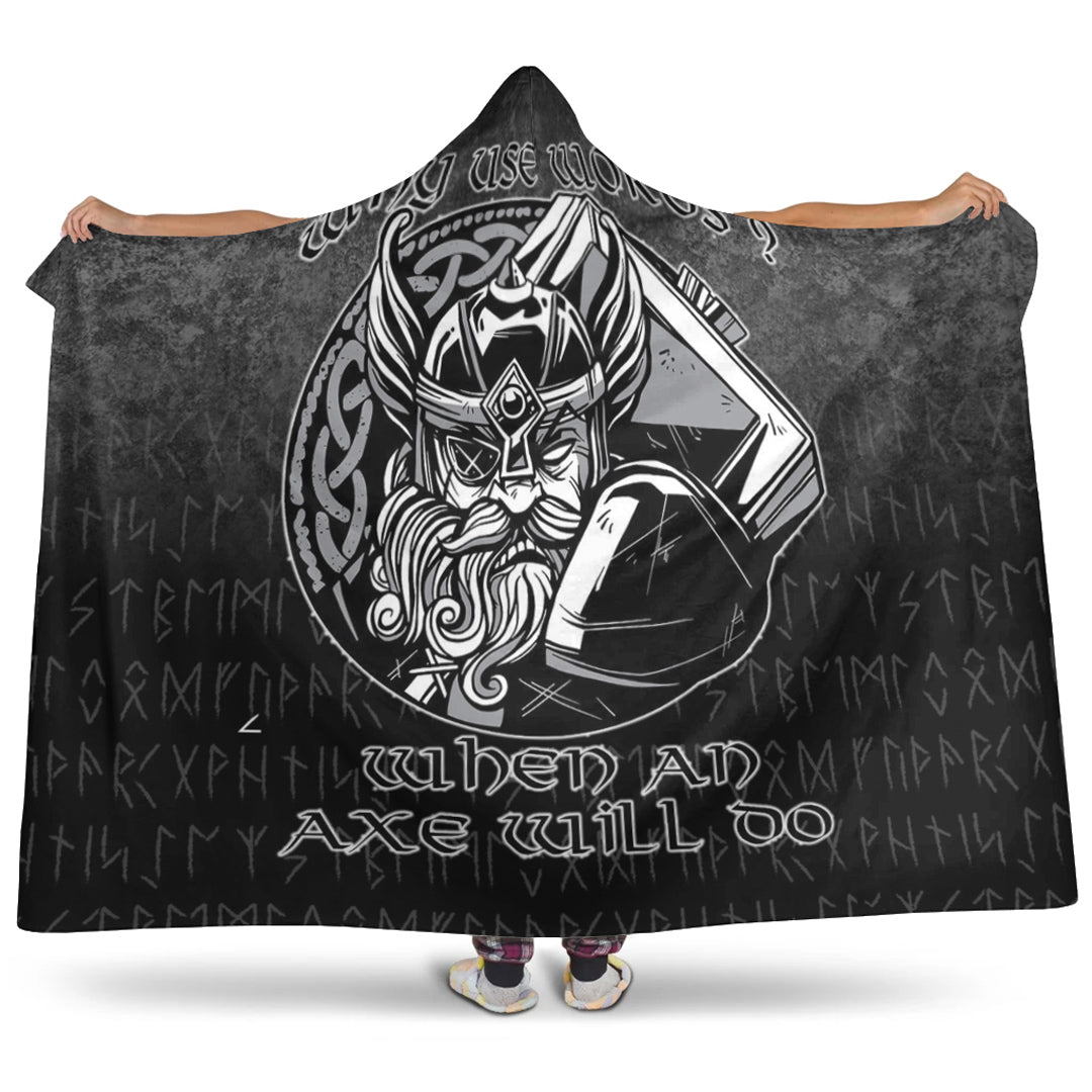 viking-hooded-blanket-why-use-words-when-an-axe-will-do-hooded-blanket