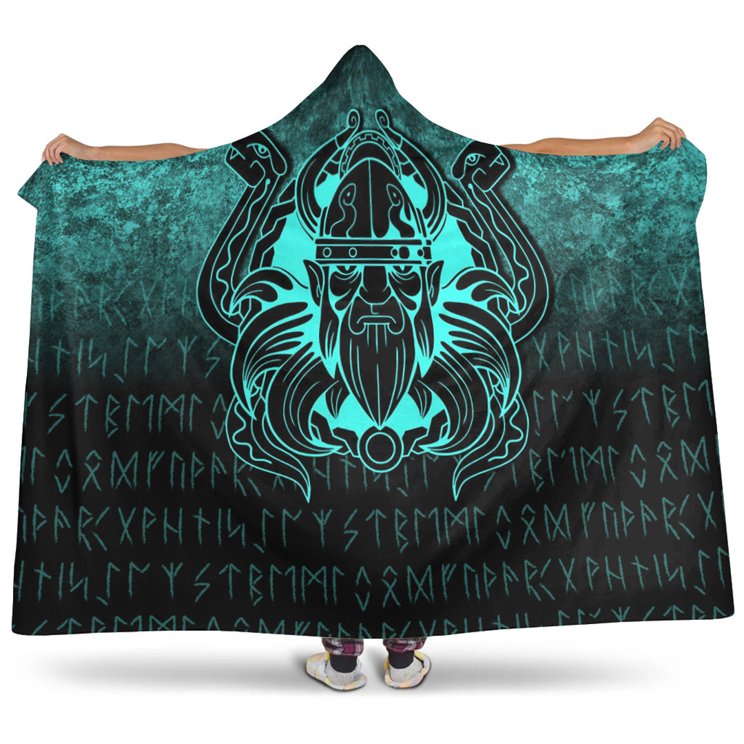 viking-hooded-blanket-nordic-warrior-valhalla-norse-cyan-version-hooded-blanket