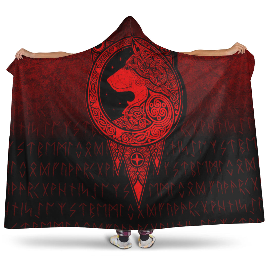 viking-hooded-blanket-viking-norse-wolf-red-version-hooded-blanket