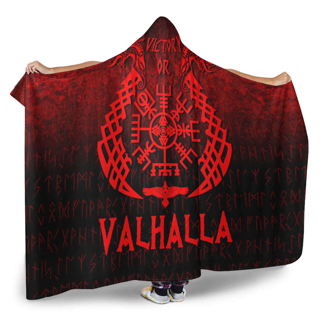 wonder-print-shop-hooded-blanket-victory-or-valhalla-red-version-hooded-blanket